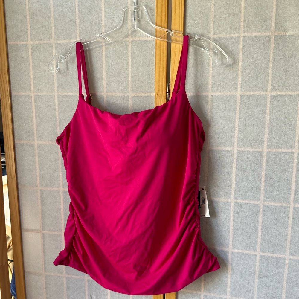NWT la Blanca tankini top